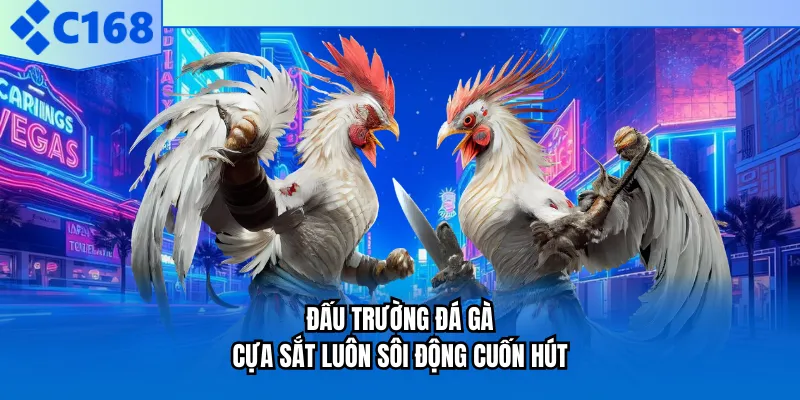 Đấu trường đá gà cựa sắt luôn sôi động cuốn hút Đấu trường đá gà cựa sắt luôn sôi động cuốn hút